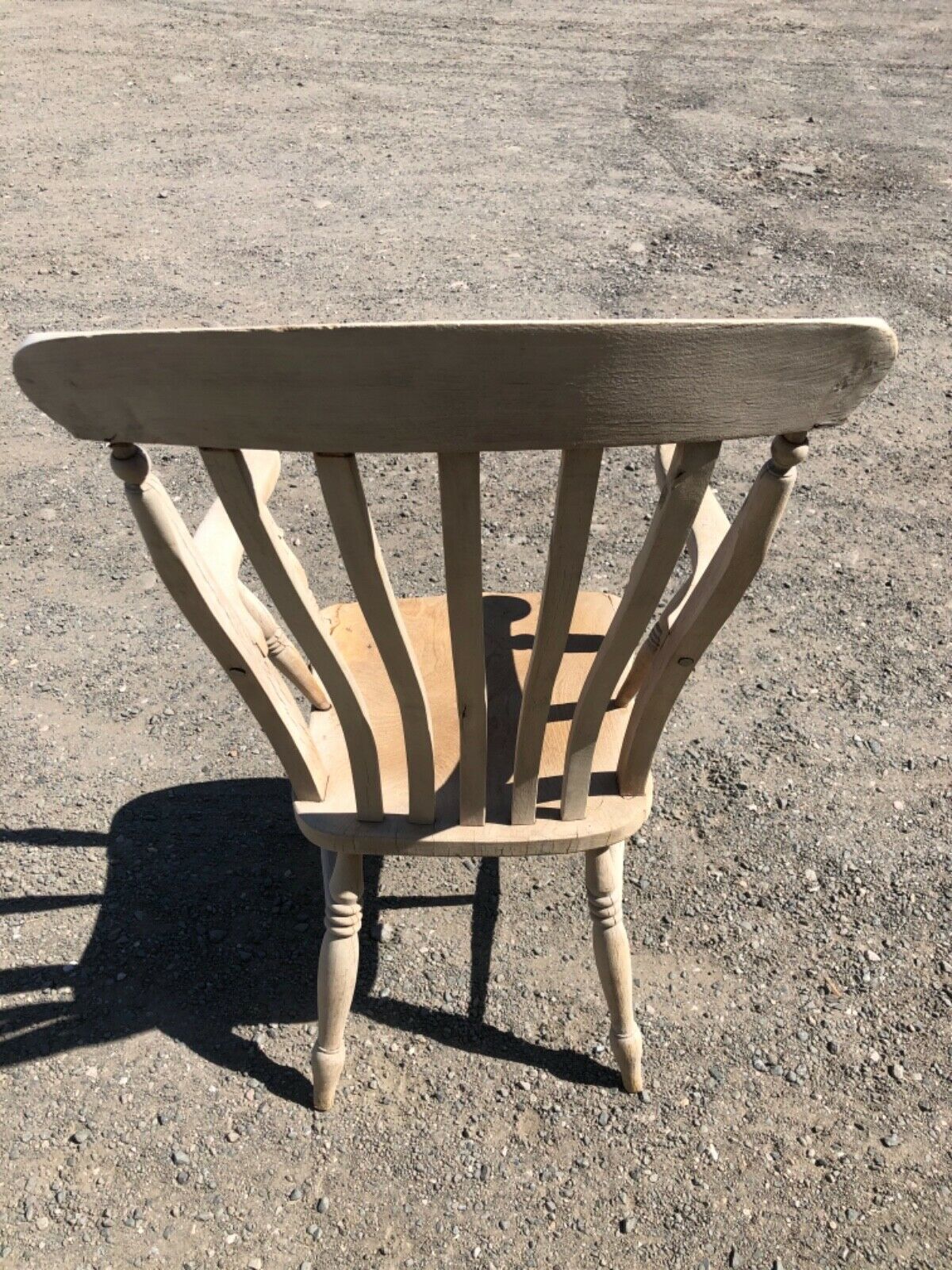 Antique Bleached Farmhouse Windsor Armchair ( SOLD )