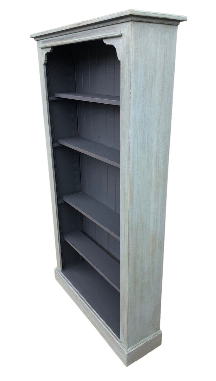 000912....Handsome Vintage Pine Bookcase / Bookshelves ( sold )