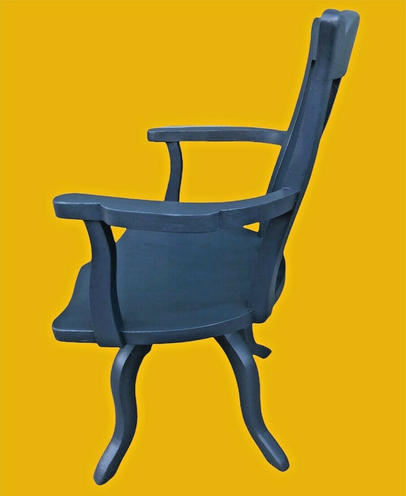 020.....Vintage Revolving Desk Chair, 1930s ( sold )