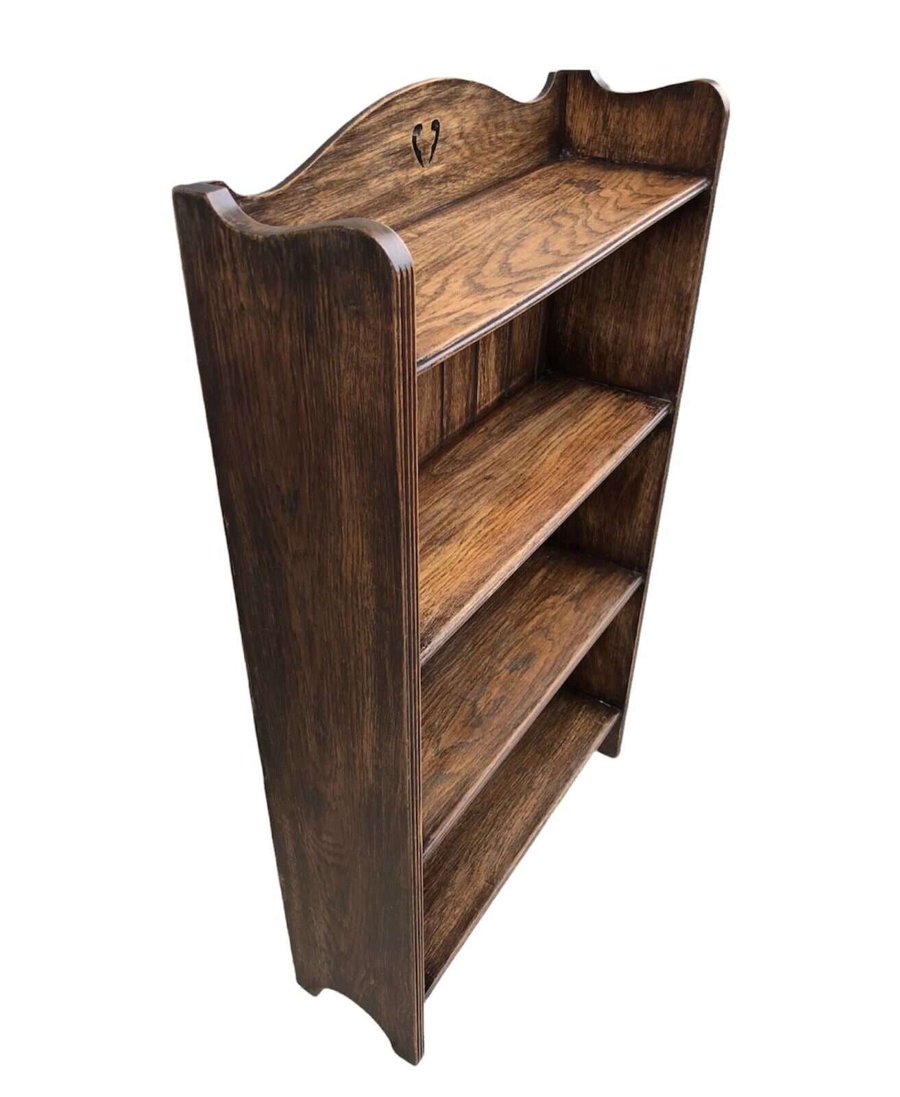 000943....Vintage Oak Bookcase / Shelf Unit ( sold )