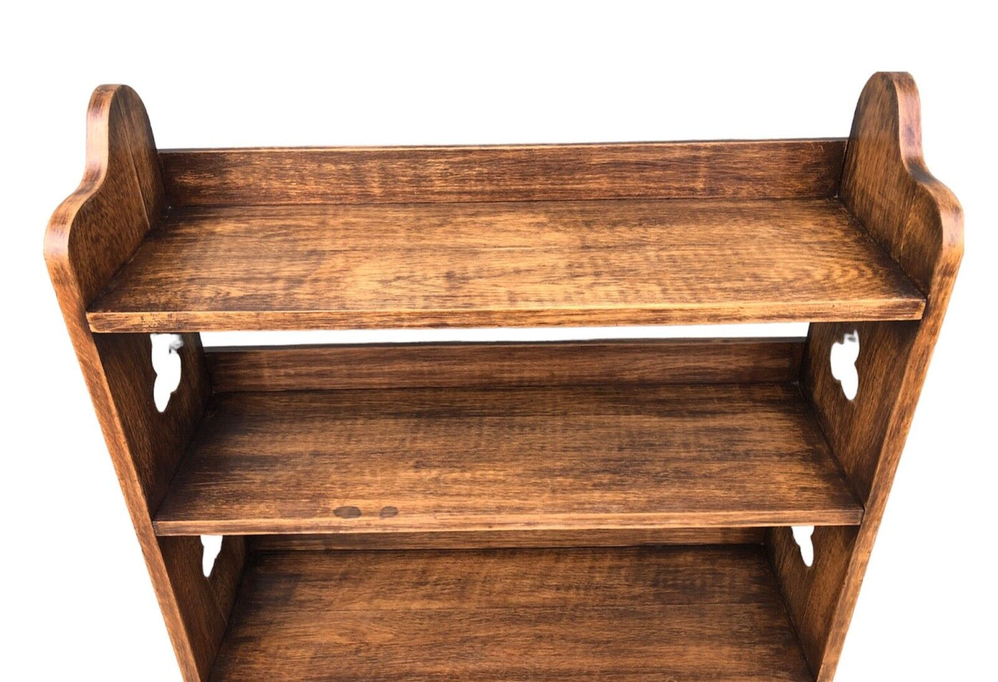 000910....Handsome Vintage Arts And Crafts Oak Bookcase ( sold )