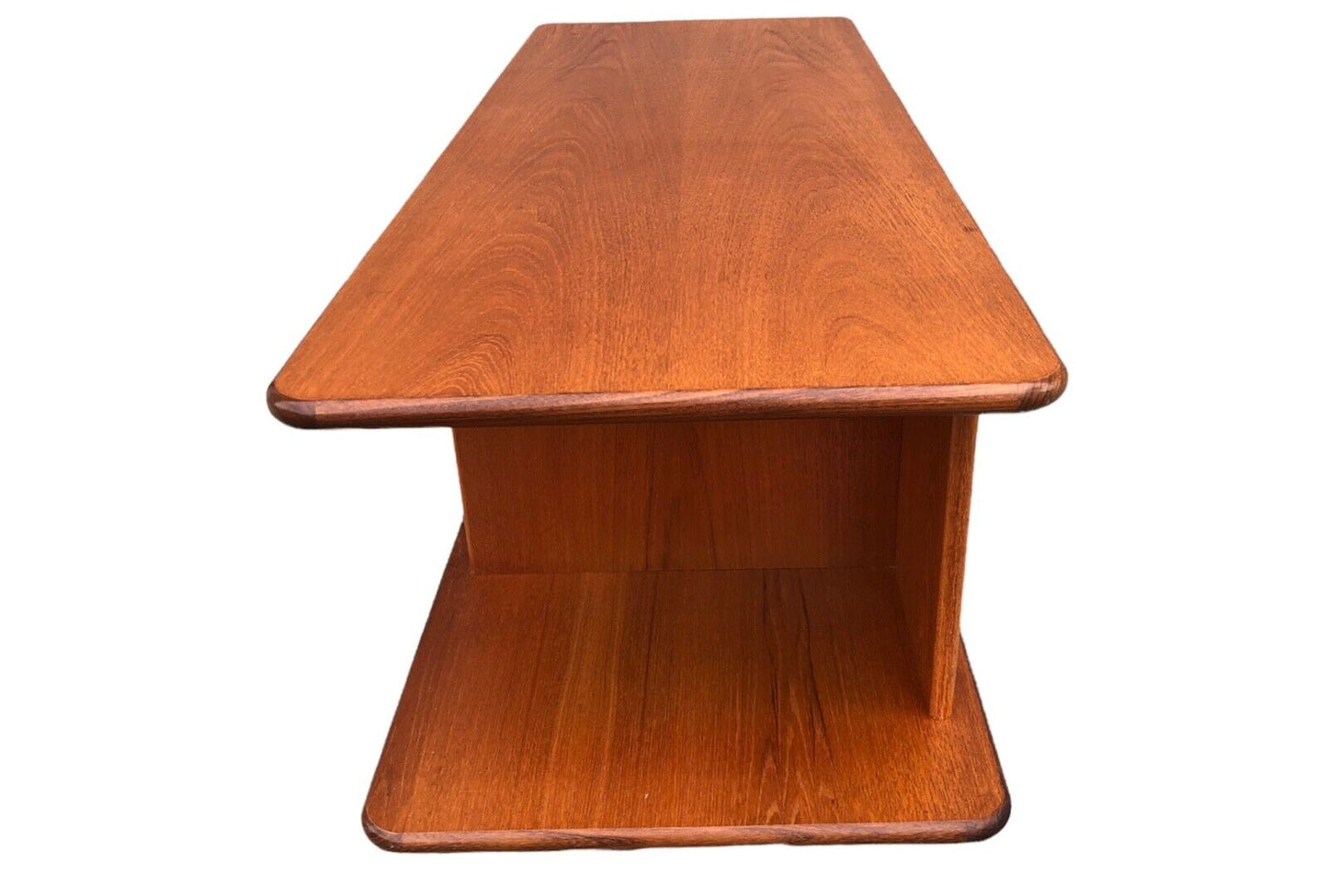 000932....Retro Teak Coffee Table / Media Stand ( sold )