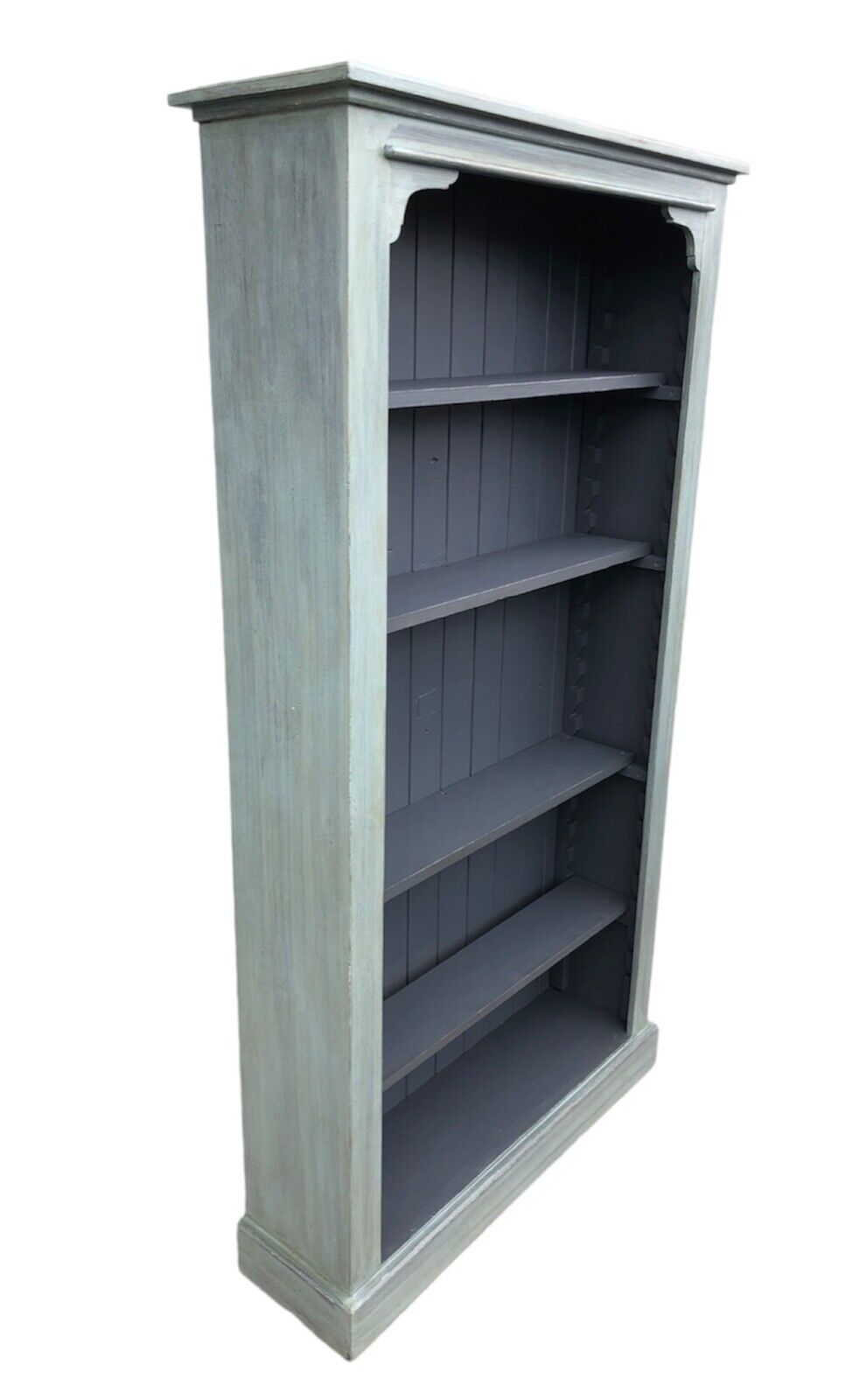 000912....Handsome Vintage Pine Bookcase / Bookshelves ( sold )