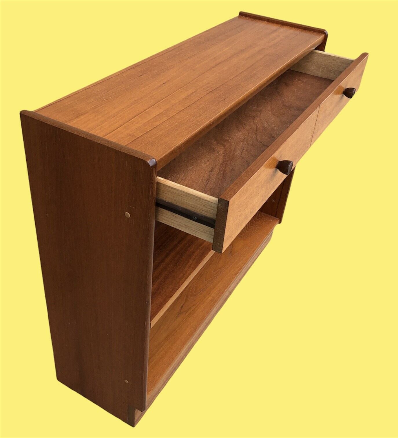 Retro Teak Low Bookcase By Parker Knoll ( SOLD )