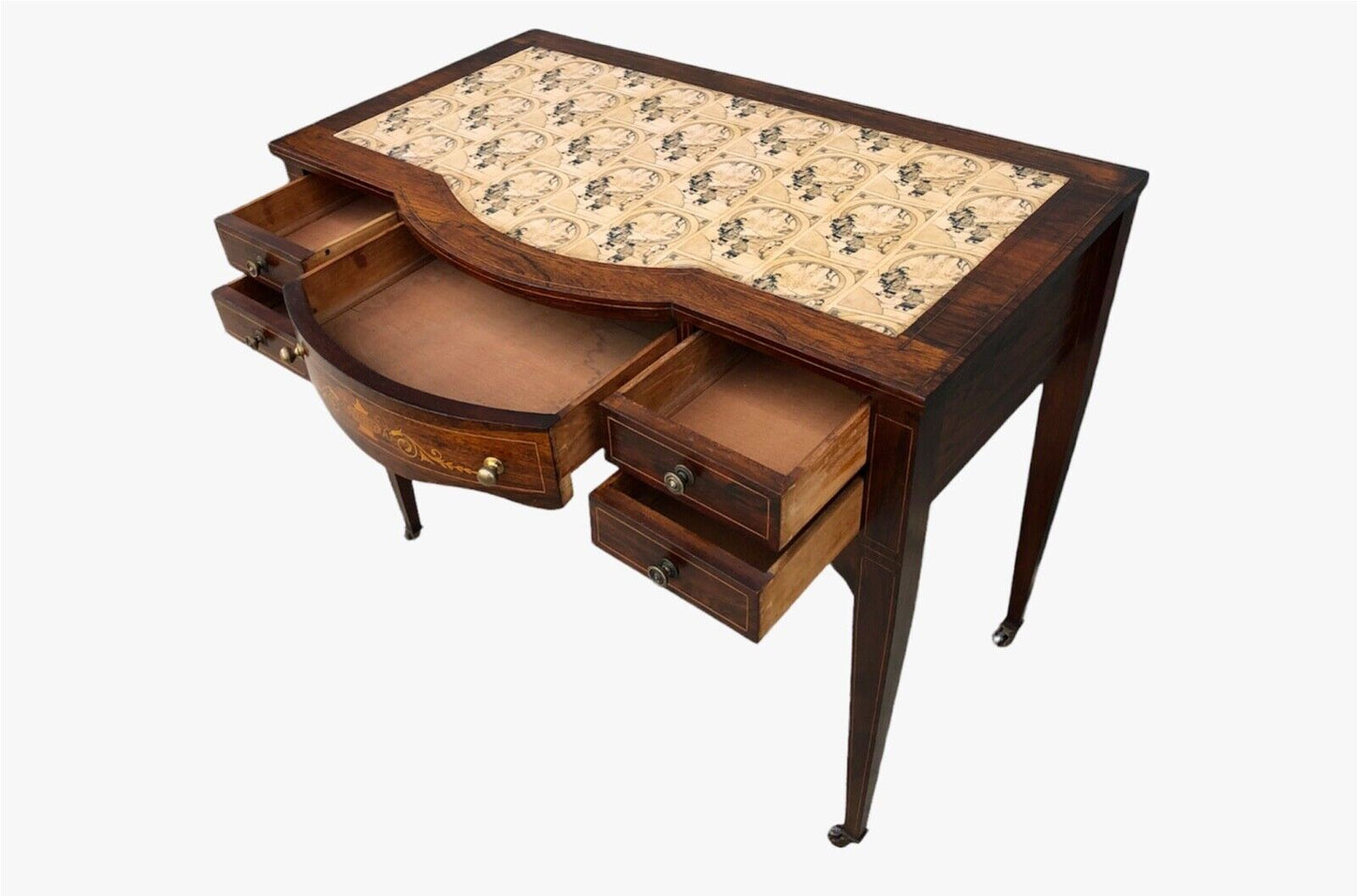 000927....Handsome Antique Rosewood Writing Desk ( sold )