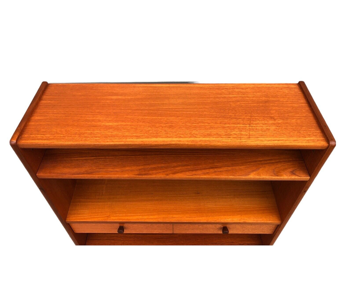 000915....Handsome Retro Teak Bookcase By Nathan / Mid Century Bookcase ( sold )