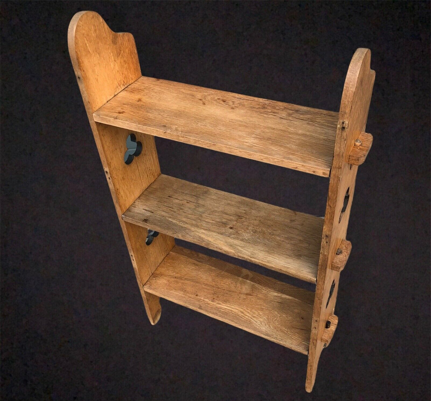 Arts And Crafts Faded Oak Shelves / Bookcase ( SOLD )