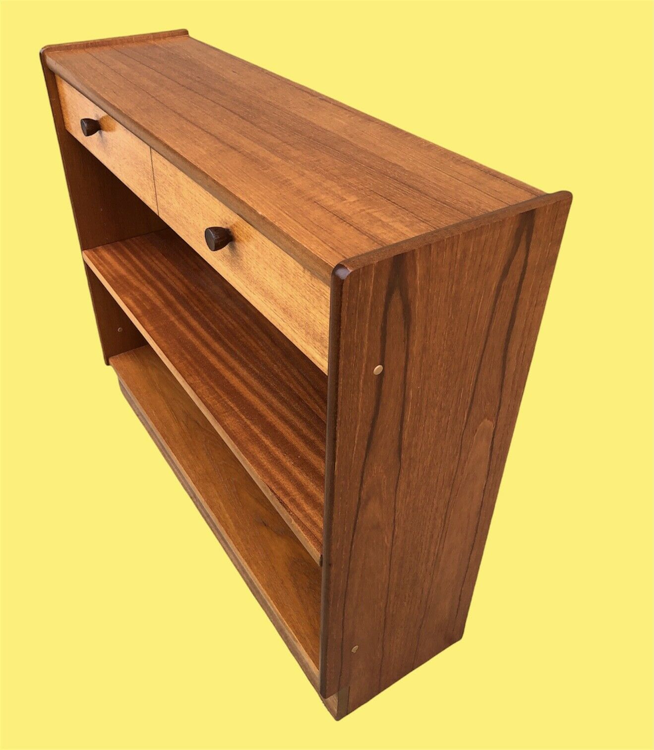 Retro Teak Low Bookcase By Parker Knoll ( SOLD )