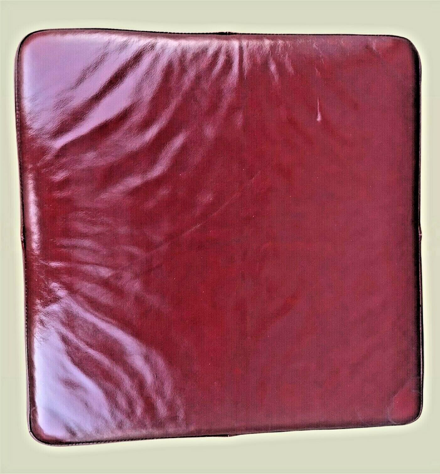023.....Superior Quality Vintage Red Leather Footstool ( sold )