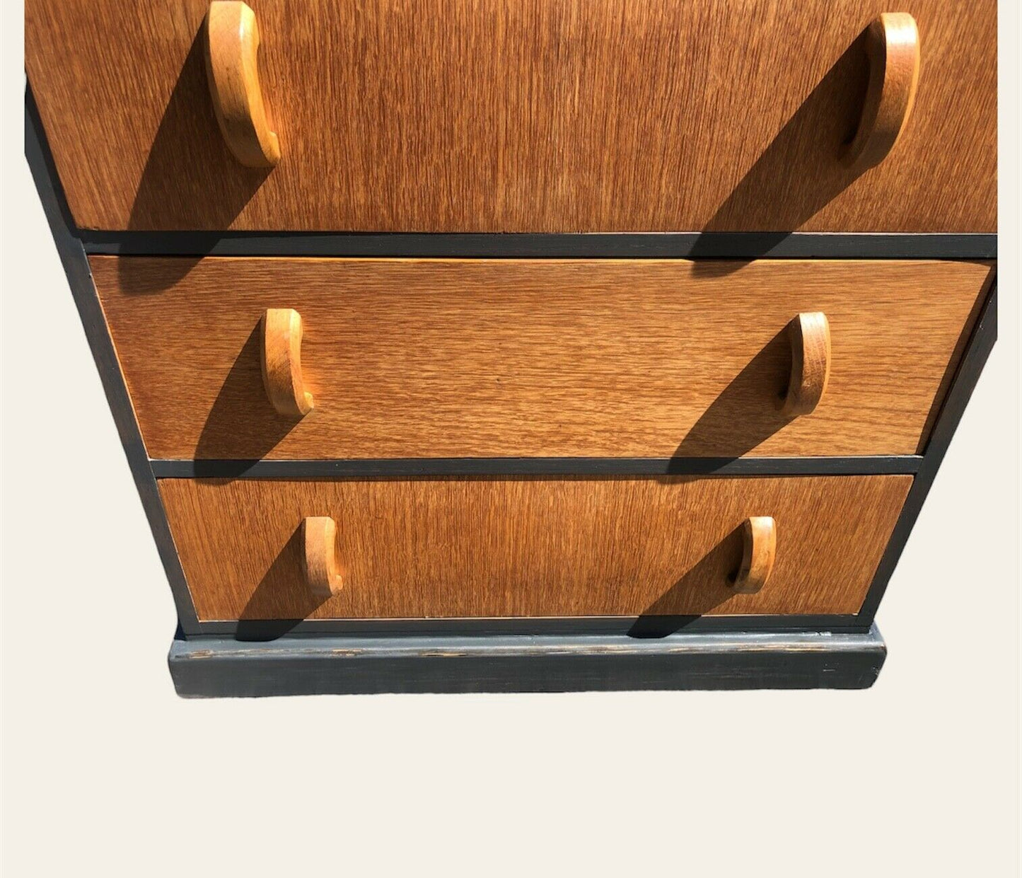 000959....Art Deco Oak Chest Of Drawers (Sold)