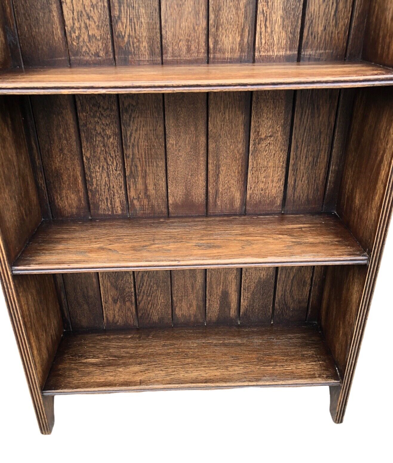 000943....Vintage Oak Bookcase / Shelf Unit ( sold )