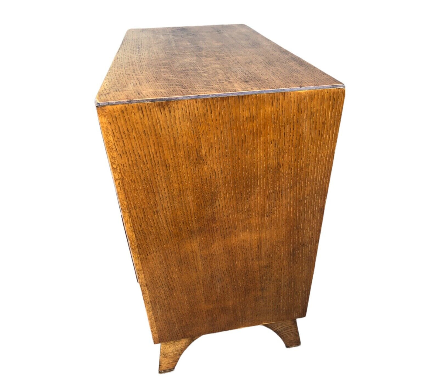 000913....Handsome Art Deco Style Oak Chest Of Drawers (sold )