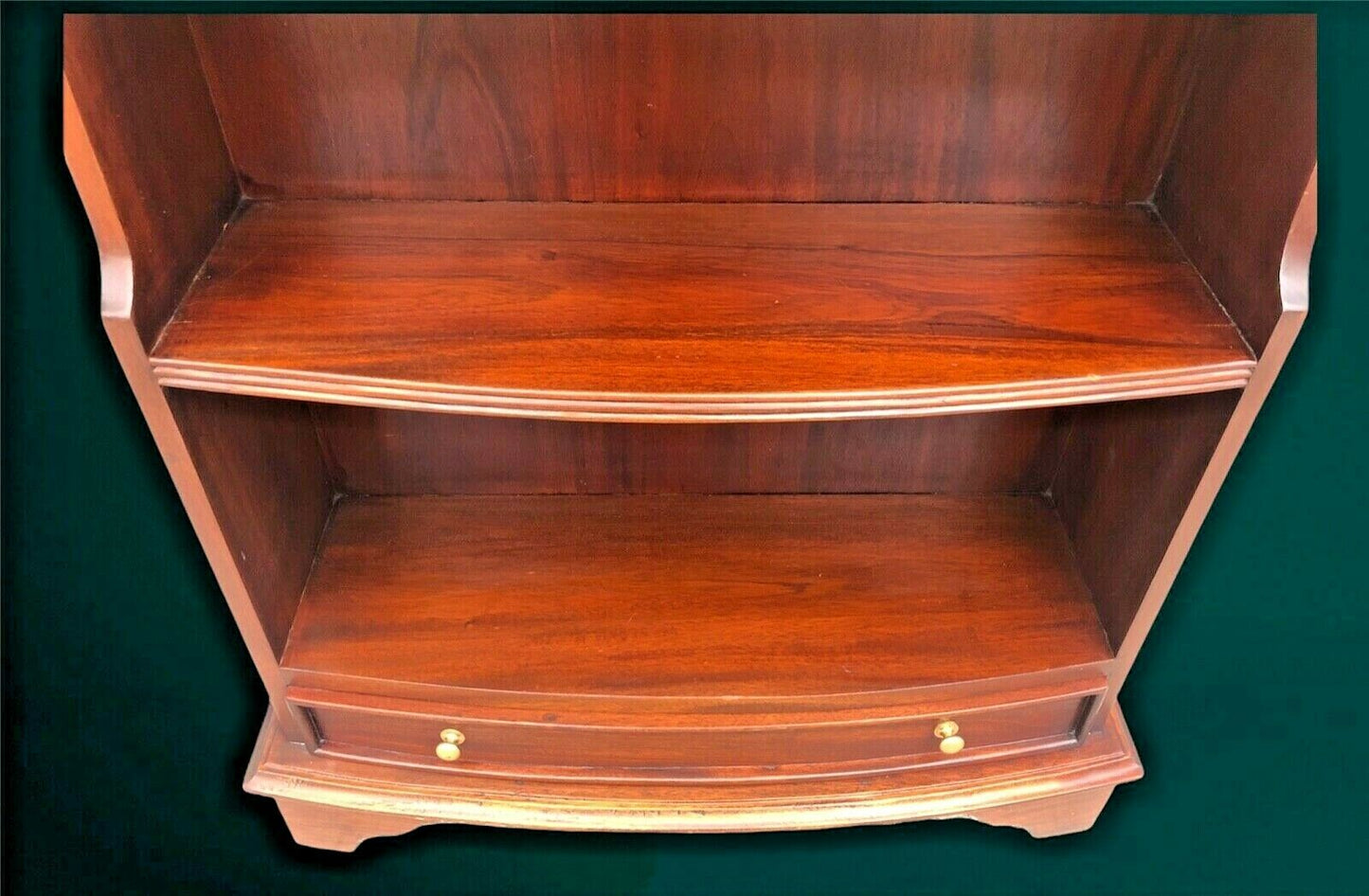 030.....Vintage Mahogany "Regency Style" Bookcase With Drawer