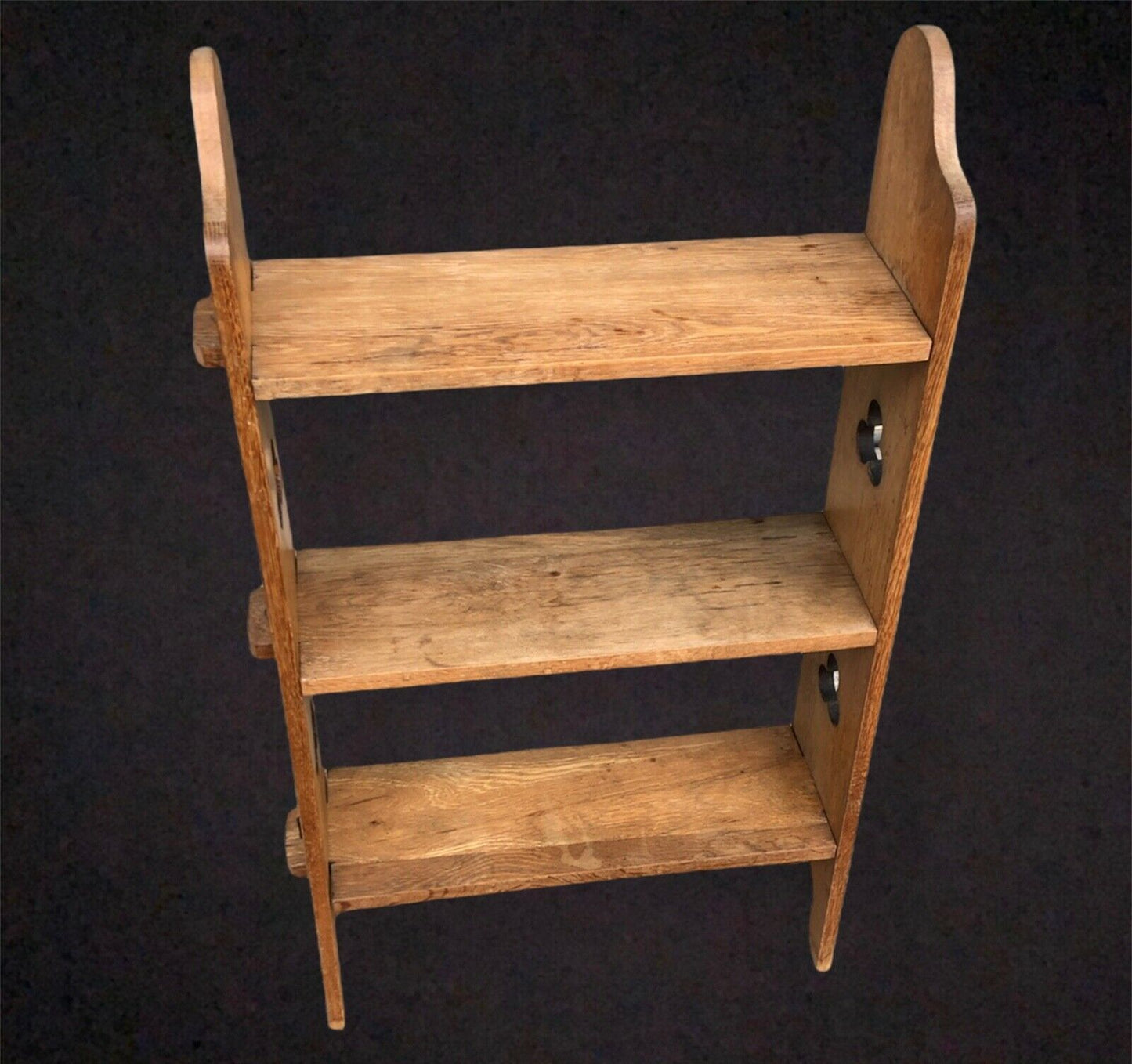 Arts And Crafts Faded Oak Shelves / Bookcase ( SOLD )