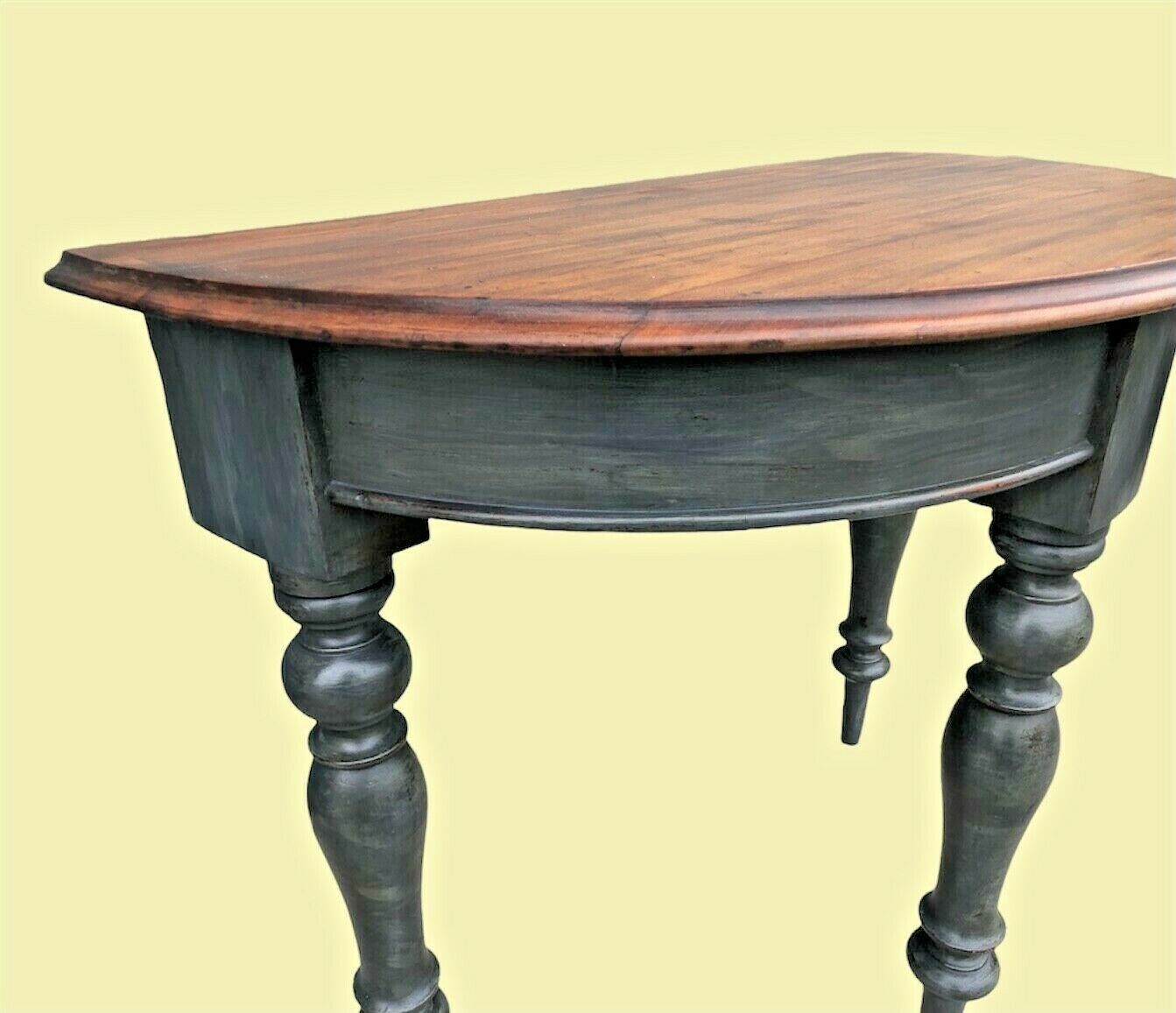 000994....Handsome Antique Solid Mahogany Hall Table ( sold )
