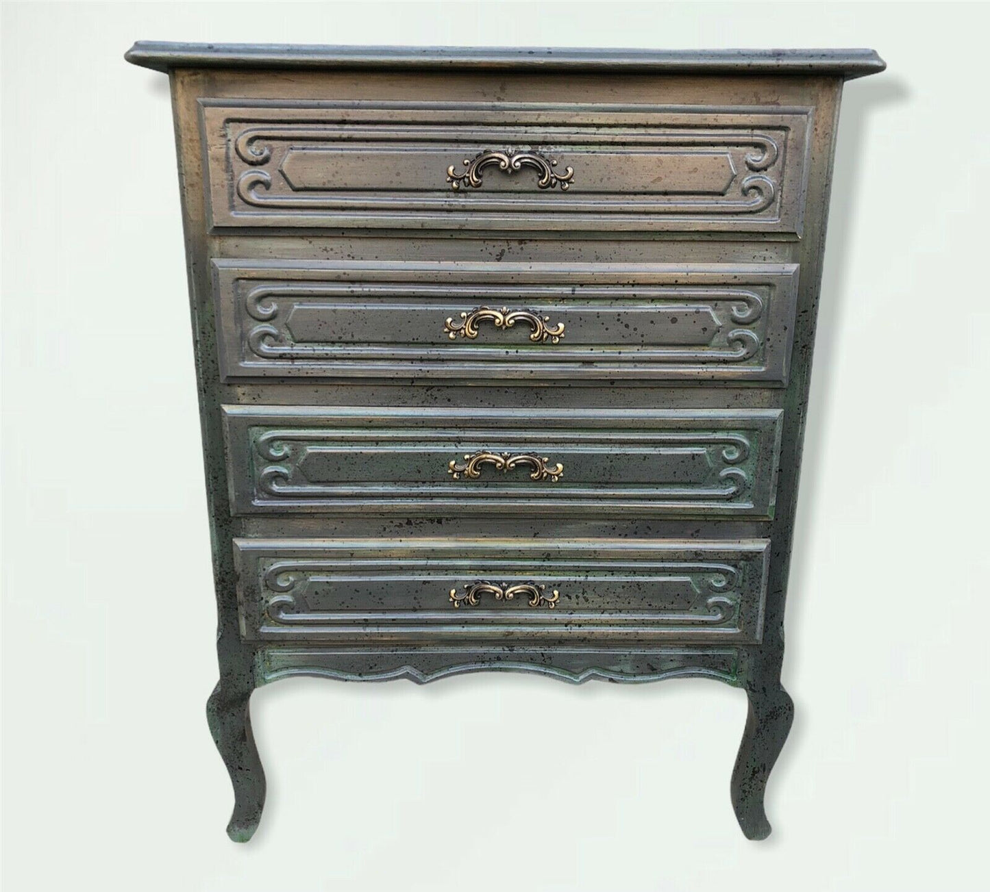122.....Gorgeous Small Vintage French Oak Chest Of Drawers - Sold
