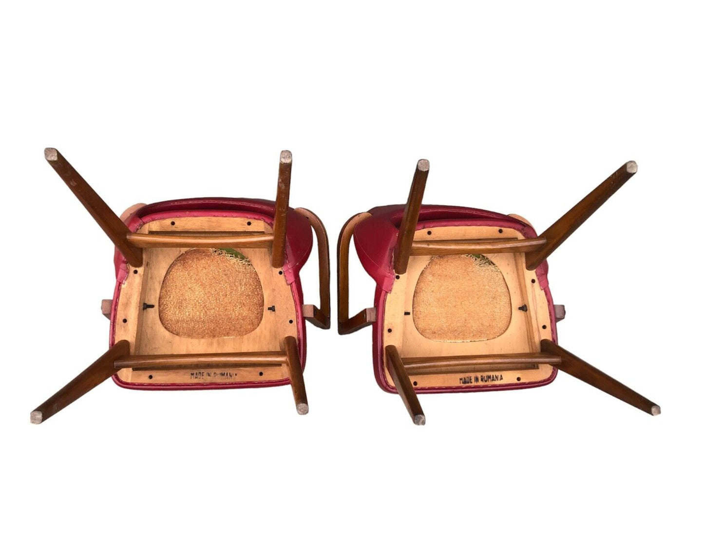 000907....Handsome Pair Of Ben Armchairs / Mid Century Modern Chairs ( sold )