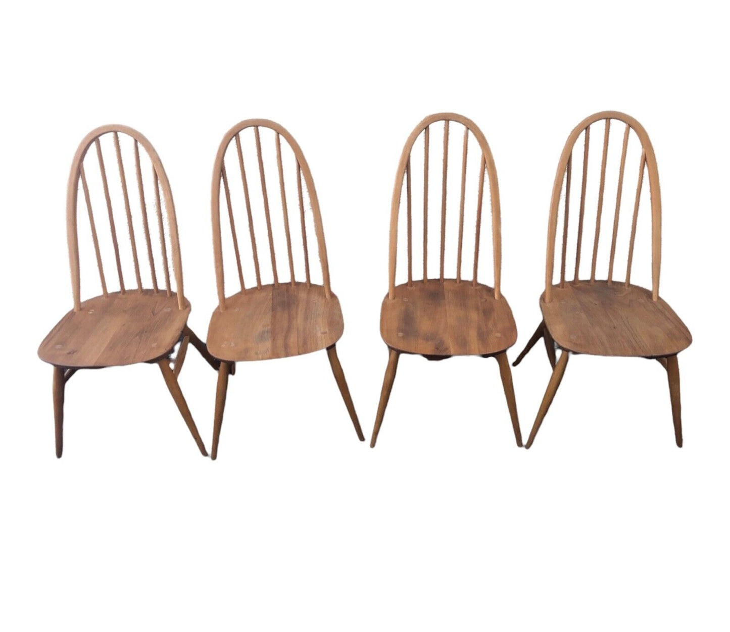 000919.....Handsome Set Of 4 Ercol Quaker Chairs ( sold )