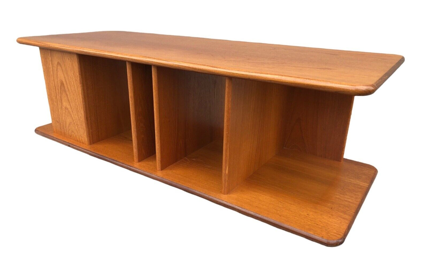 000932....Retro Teak Coffee Table / Media Stand ( sold )