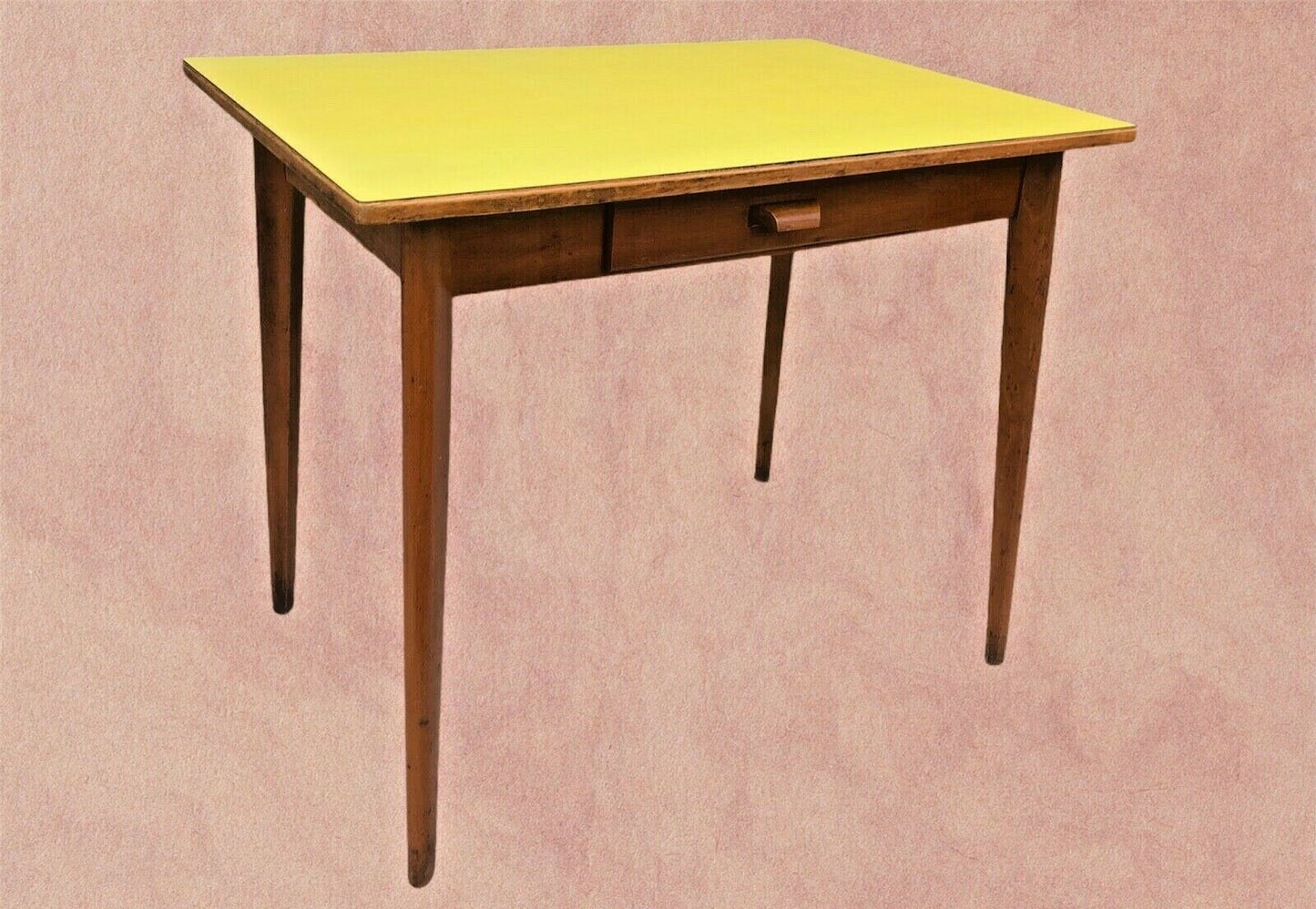 Eye Catching Retro Formica Top Desk With Drawer ( SOLD )