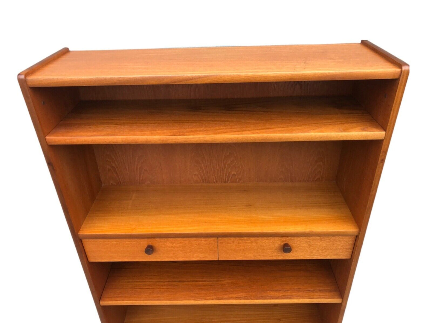 000915....Handsome Retro Teak Bookcase By Nathan / Mid Century Bookcase ( sold )