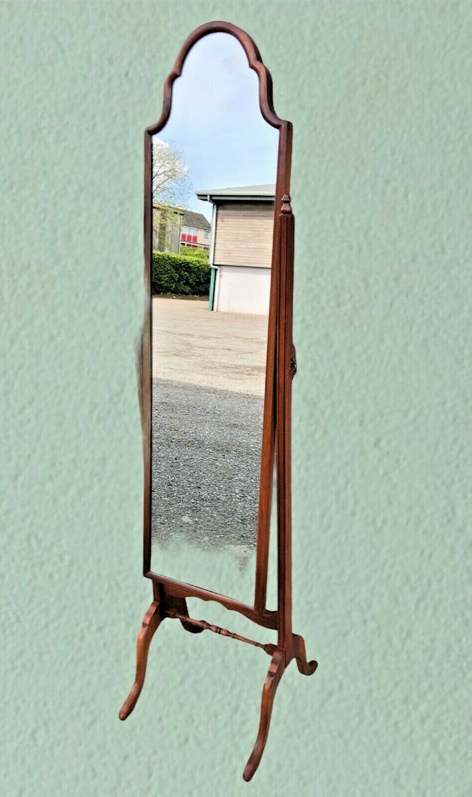 Vintage Mahogany Cheval Mirror ( Sold )