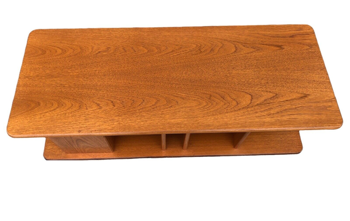 000932....Retro Teak Coffee Table / Media Stand ( sold )