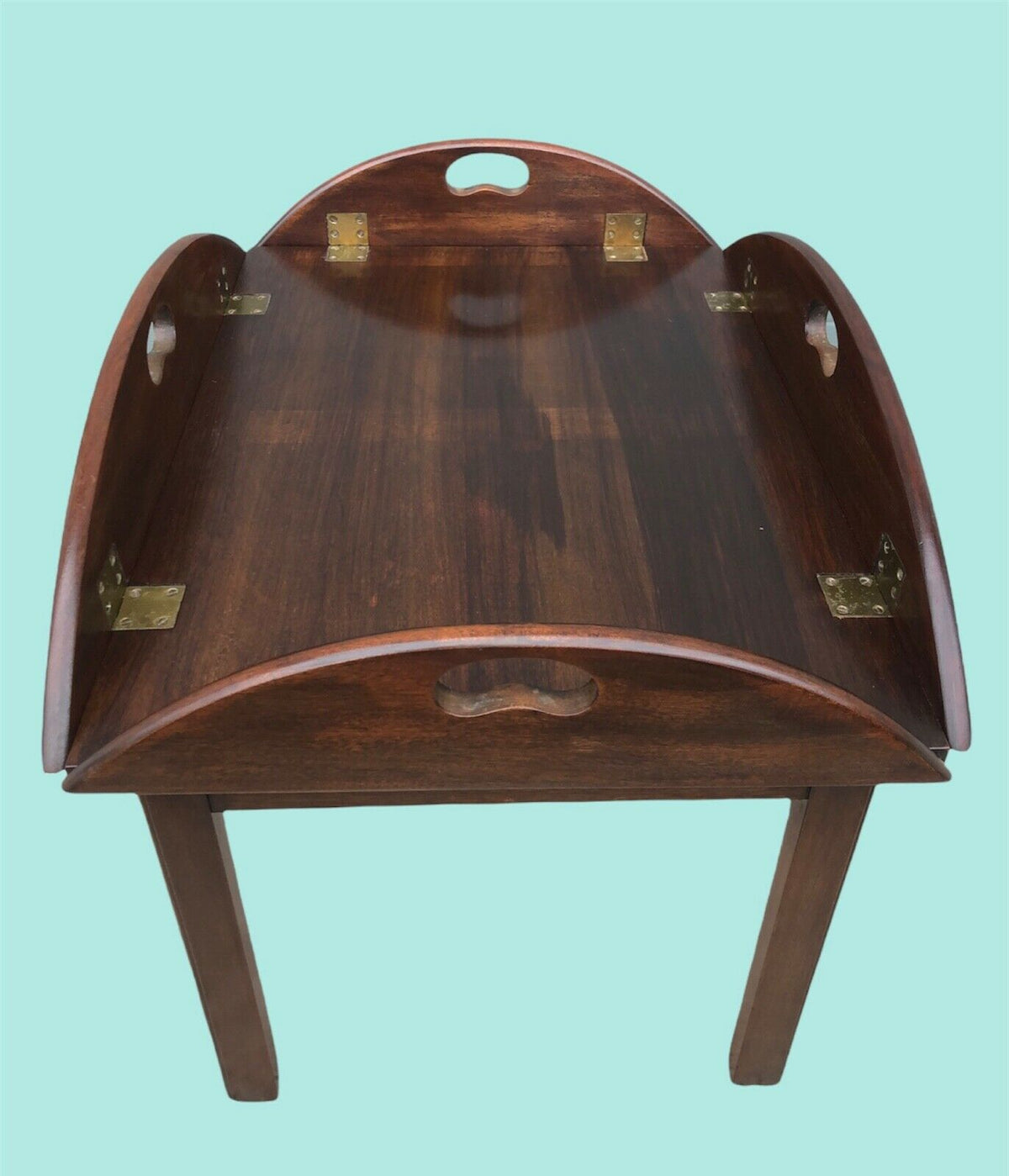 High Butler Table Vintage Solid Mahogany Butlers Table ( SOLD ) – Ipplepen Interiors