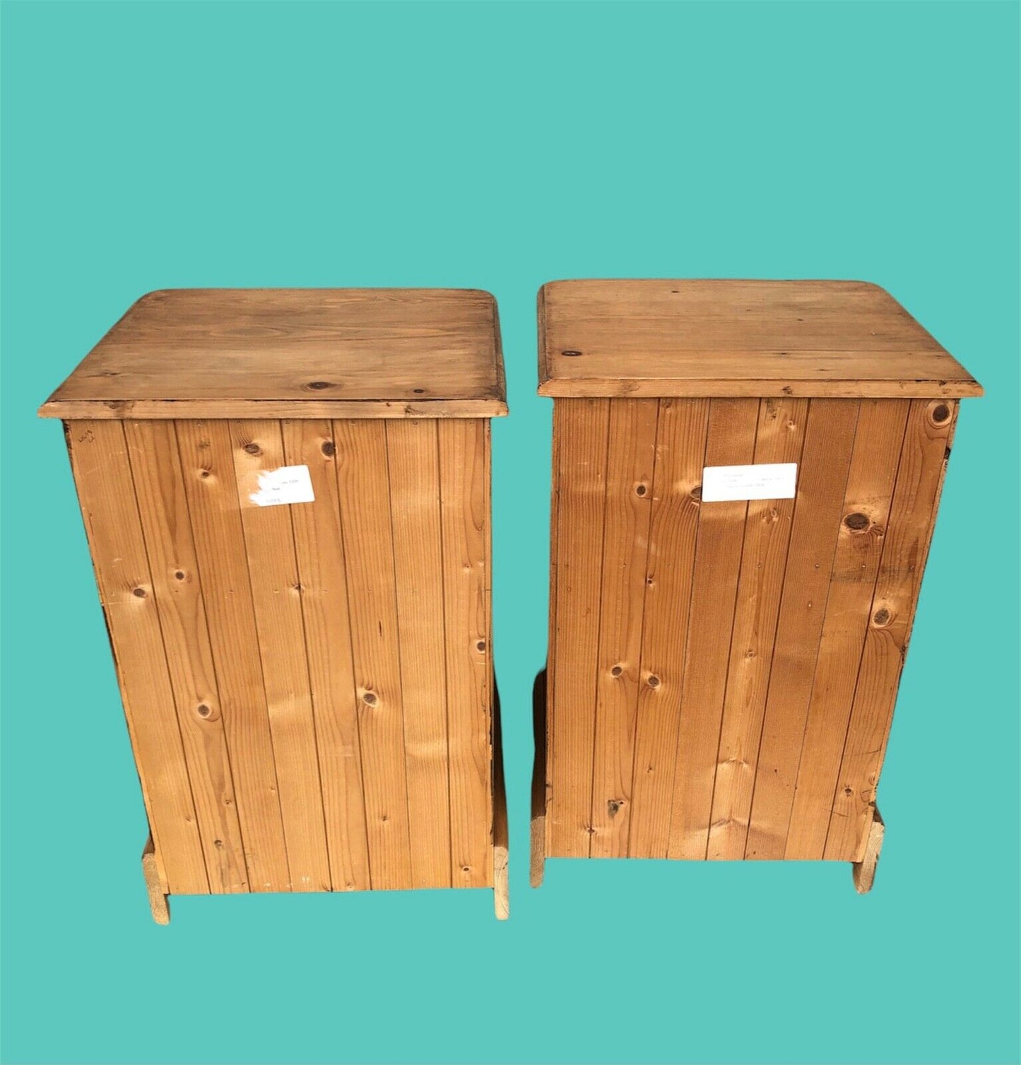 000998......A Pair Of Good Quality Pine Bedside Tables ( sold )