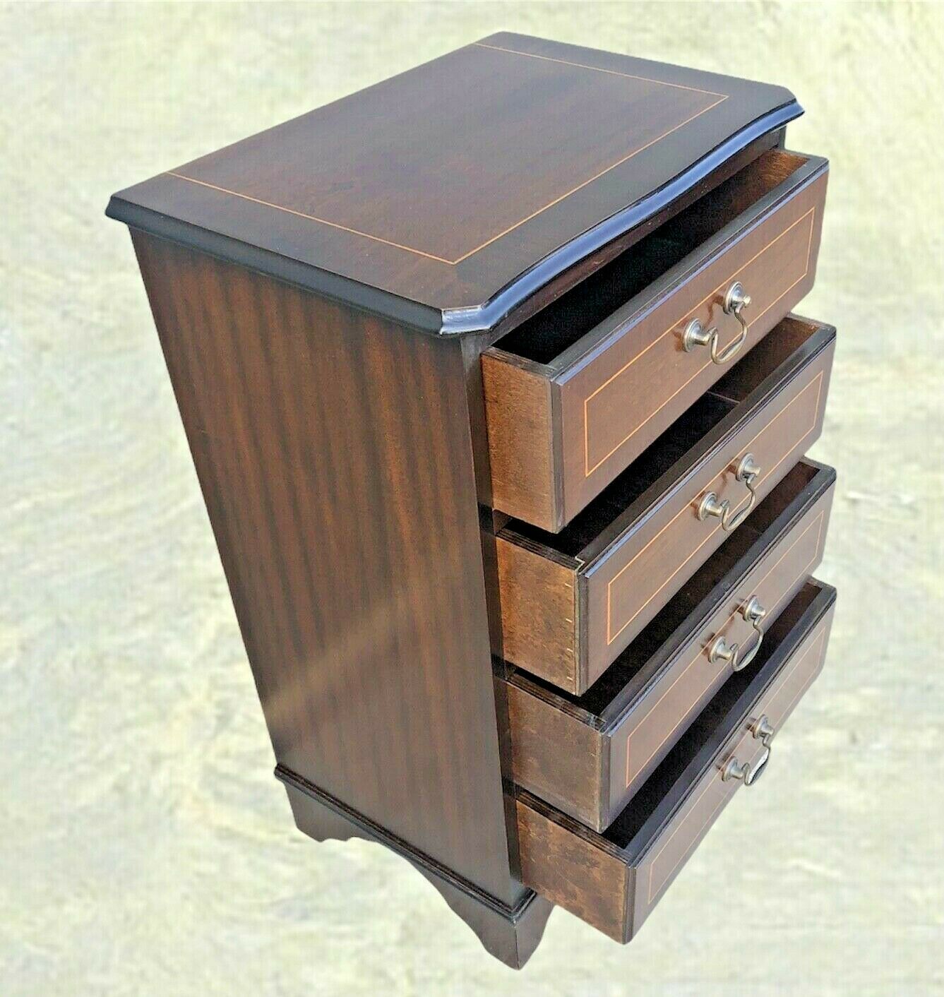 Handsome Pair Of Vintage Mahogany Bedside Chests ( SOLD )