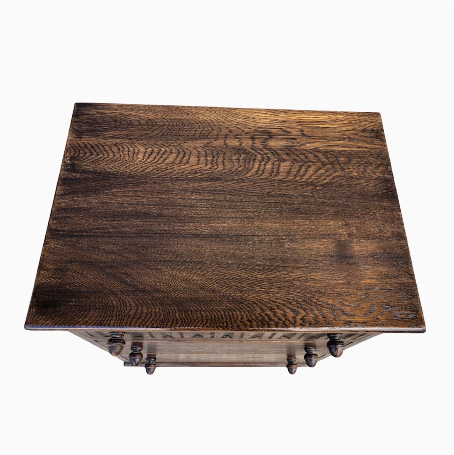000945....Vintage Oak Bedside Chest / Bedside Table ( sold )