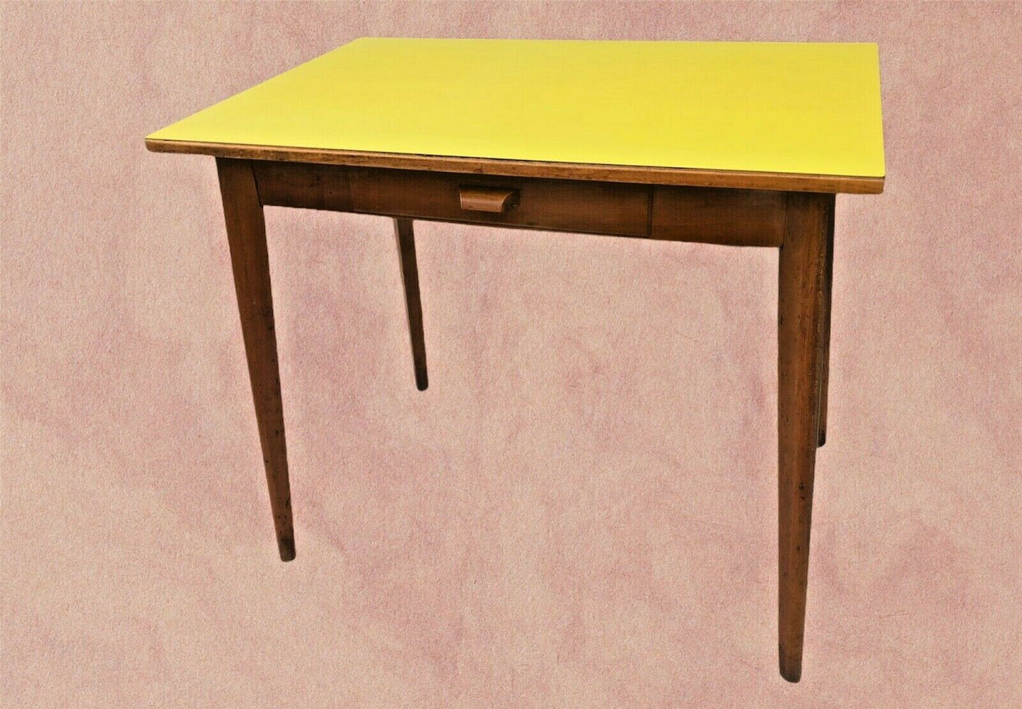 Eye Catching Retro Formica Top Desk With Drawer ( SOLD )