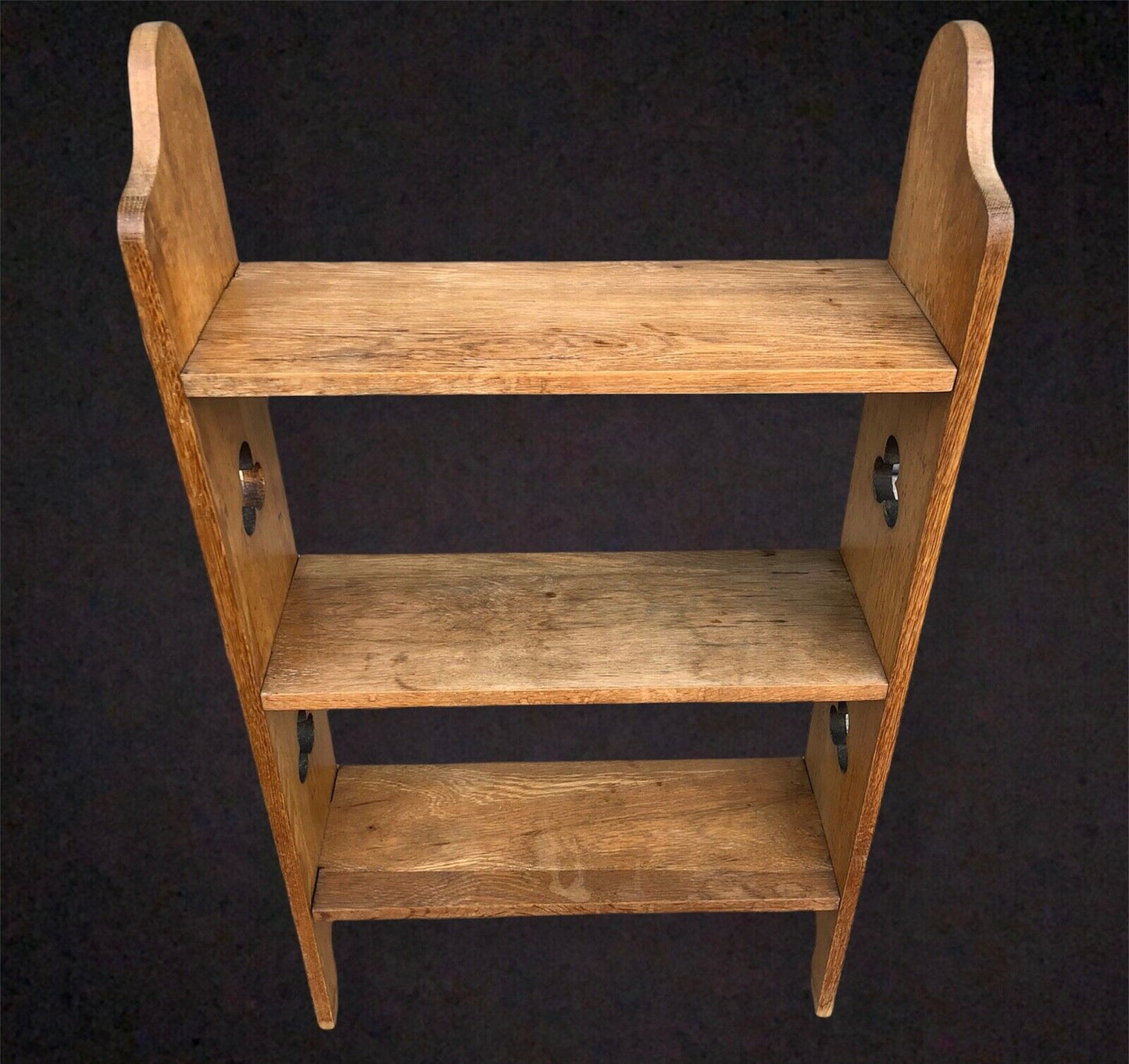 Arts And Crafts Faded Oak Shelves / Bookcase ( SOLD )