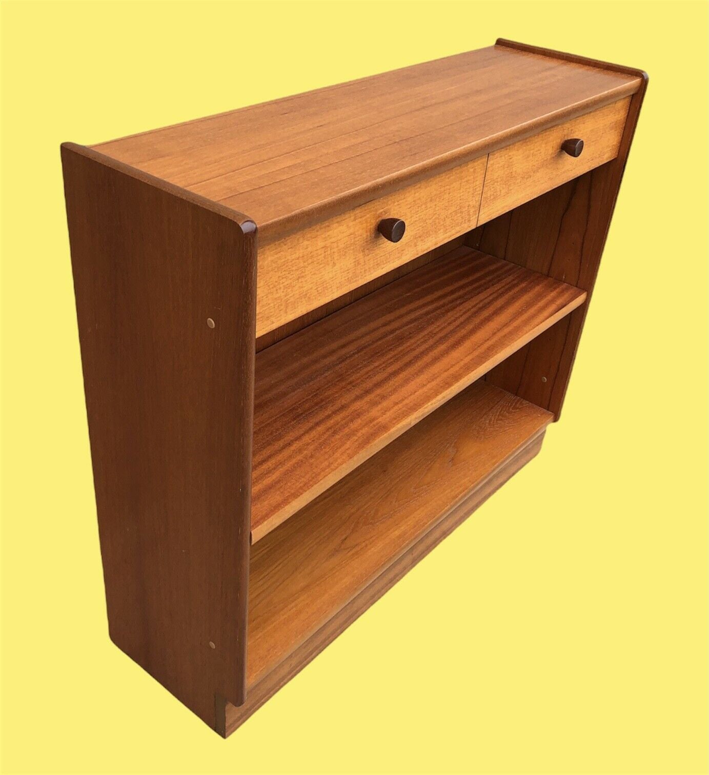 Retro Teak Low Bookcase By Parker Knoll ( SOLD )