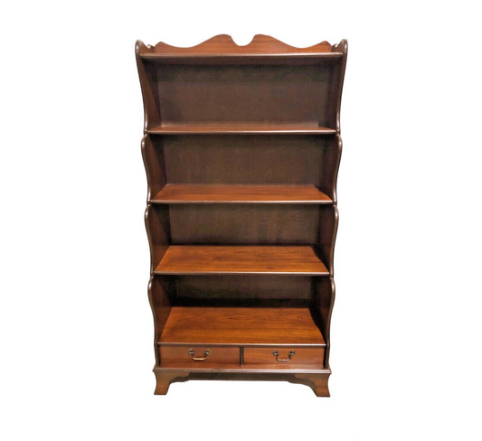 000868.....Handsome Vintage Mahogany Bookcase / Bookshelves ( sold )