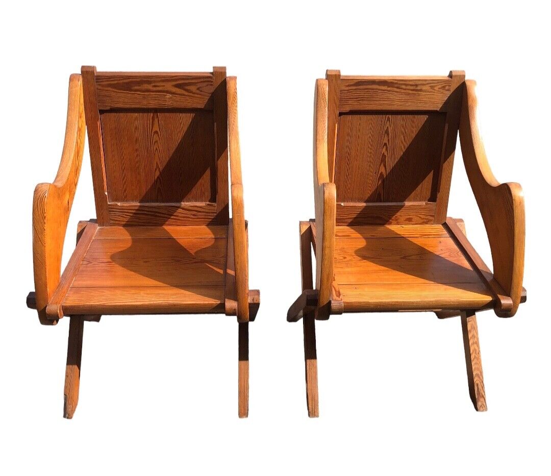 000909....Pair Of Glastonbury Gothic Style Chairs